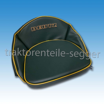 Sitzkissen Deutz 05-Serie grün/gelb mit Stick "DEUTZ"